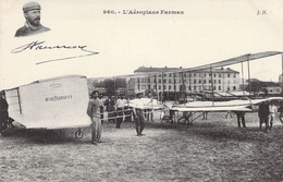 CPA - AVIATION PRECURSEUR - L'Aéroplan FARMAN - J. Hauser - Piloten