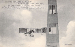 CPA - AVIATION PRECURSEUR - Un Virage De PAULHAN Autour D'un Pylone - Jour De Record Du Monde - ....-1914: Precursores