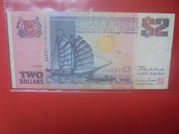 SINGAPOUR 2$ 1992 Circuler (L.15) - Singapore