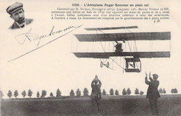 CPA - AVIATION PRECURSEUR - AEROPLANE Roger Sommer En Plein Vol - J HAUSER - ....-1914: Vorläufer