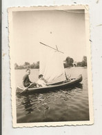 Photographie, Bateau ,voilier, ERIGNE, Maine Et Loire,1945, 90 X 60 Mm - Boten