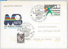 46171 - ITALY - POSTAL HISTORY - STATIONERY CARD  Viareggio 1984 CARNNIVAL - Carnaval