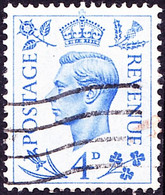 GREAT BRITAIN 1950 KGVI 4d Violet Blue SG508 Used - Used Stamps
