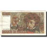 France, 10 Francs, Berlioz, 1974-10-03, TTB, Fayette:63.7a, KM:150a - 10 F 1972-1978 ''Berlioz''