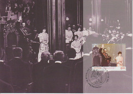 Norway Maximum Card Mi 1536 Great Moments In The Past 100 Years - King Haakon VII Takes The Oath (1905) - 2005 - Tarjetas – Máximo