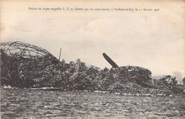 CPA - MILITARIAT - GUERRE 1914 - Débris De Super Zeppelin LZ 77 Abattu Par Un Auto Canon à Brabant Le Roi 21/02/1916 - Oorlog 1914-18