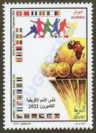 ALGERIA 2022 - 1v - MNH - Football Africa Cup Of Nations - Cameroon 2021 Soccer Calcio Futbol Fußball Flag Flags Map - Fußball-Afrikameisterschaft