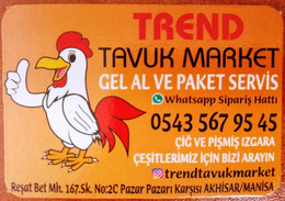 Magnet, Chicken, Poultry Farming, Gastronomy 6,3 X 4,3 Cm - Publicidad