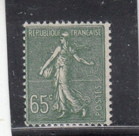 France - Année 1927-31 - Neuf** - N°YT 234 - Semeuse Lignée - 65c Olive - Unused Stamps