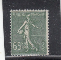 France - Année 1927-31 - Neuf** - N°YT 234 - Semeuse Lignée - 65c Olive - Nuovi