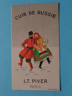 CUIR DE RUSSIE L.T. Piver Paris ( Voir / Zie Photo Pour Detail ) 2 Scans ! - Anciennes (jusque 1960)