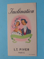 INCLINATION - L.T. Piver Paris ( Voir / Zie Photo Pour Detail ) 2 Scans ! - Vintage (until 1960)