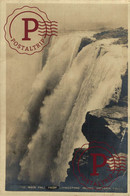 AFRICA. ZIMBABUE. ZIMBABWE. THE MAIN FALL FROM LIVINGSTONE ISLAND VICTORIA FALLS. RPPC. - Simbabwe