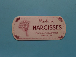 Parfum " NARCISSES " Lagrange Bruxelles ( Voir / Zie Photo Pour Detail ) ! - Oud (tot 1960)