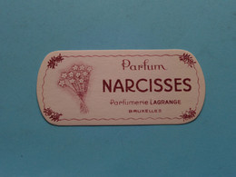 Parfum " NARCISSES " Lagrange Bruxelles ( Voir / Zie Photo Pour Detail ) ! - Anciennes (jusque 1960)