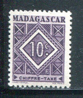 MADAGASCAR- Taxe Y&T N°31- Neuf Sans Charnière ** - Timbres-taxe