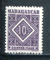 MADAGASCAR- Taxe Y&T N°31- Neuf Sans Charnière ** - Impuestos