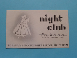 NIGHT CLUB - ANKARA Paris ( Voir / Zie Photo Pour Detail ) ! - Vintage (until 1960)