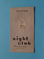NIGHT CLUB - ANKARA Paris ( Voir / Zie Photo Pour Detail ) ! - Profumeria Antica (fino Al 1960)