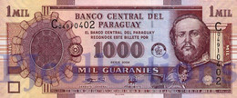 LOT PARAGUAY 1000 GUARANIES 2004 PICK 222a UNC X 5 PCS - Paraguay
