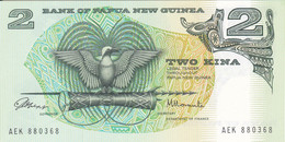 BILLETE DE PAPUA Y NUEVA GUINEA DE 2 KINA DEL AÑO 1975 SIN CIRCULAR (UNC) - Papua Nueva Guinea