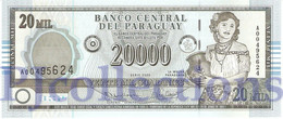 PARAGUAY 20000 GUARANIES 2005 PICK 225 UNC - Paraguay