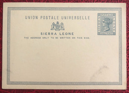 Sierra Leone, Entier Carte Postale (neuf) - (A239) - Sierra Leone (...-1960)