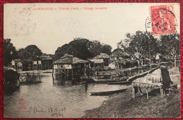 Indochine, Sur CPA, TAD PNOM PENH, Cambodge 17.2.1909 - 2 Photos - (A395) - Lettres & Documents