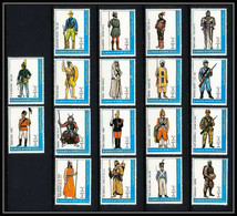 543a Ajman MNH ** N° 2537 / 2554 A Military Uniforms / Uniformes Militaires Napoleon Feuilles (sheets) Cote 16 - Ajman