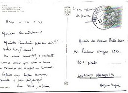 Portugal & Marcofilia, Lisboa, Salazar Bridge Over The Tagus, Lourenço Marques Moçambique 1973  (782) - Lettres & Documents