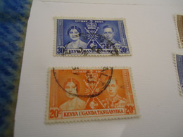 KENYA  UGANDA  STAMPS CORONATION  1937 - Other & Unclassified