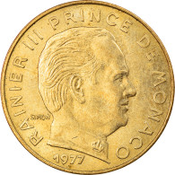 Monnaie, Monaco, Rainier III, 20 Centimes, 1977, SPL, Aluminum-Bronze - 1960-2001 Nouveaux Francs