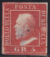 5 Gr. II^ Tav. Falla Bianca SIC LIA Pos.57 Sass 11b SG (*) Ben Marginato - Sicile