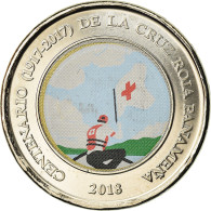 Monnaie, Panama, Anniversaire De La Croix Rouge, Balboa, 2018, SPL, Bi-Metallic - Panamá