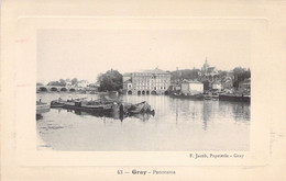 CPA - FRANCE - 70 - GRAY - Panorama - Pêniche - Jacob - Gray