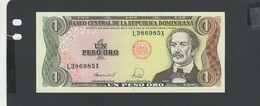 DOMINICAINE - Billet 1 Peso 1988 NEUF/UNC Pick.126 - Repubblica Dominicana