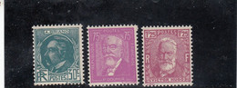 France - Année 1933 - Neuf** - N°YT 291/93 - Célébrités - Unused Stamps