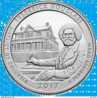 USA Quarter 1/4 Dollar 2017 D, Frederick Douglass - District Of Columbia, KM#654, Unc - 2010-...: National Parks