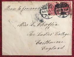 Allemagne, Divers Sur Enveloppe TAD BRESLAU 15.12.1895 Pour L'Angleterre - (A413) - Cartas & Documentos