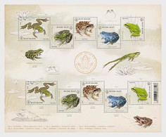 België / Belgium - Postfris / MNH - Sheet Kikkers 2022 - Unused Stamps