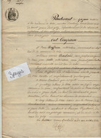 VP21.152 - NERE - Acte De 1857 - Echange De Terre Entre Mr BAFFERON & Mme BARBAUD - SALLE - Manuscrits