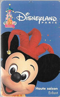 PASS-DISNEYLANDPARIS -1997-5 ANS-MICKEY-V°SPEOS- N° S 049719-VALIDE 1 JOUR-TBE- - Disney-Pässe