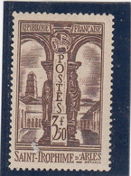 France - Année 1935 - Neuf** - N°YT 302 - Cloître De St-Tropisme à Arles - Ongebruikt