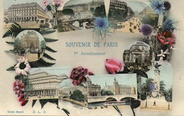 SOUVENIR DE PARIS, MULTIVUE COULEUR REF 4820 VEZ - Souvenir De...