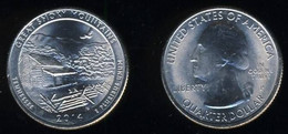 USA Quarter 1/4 Dollar 2014 P, Great Smoky Mountains - Tennessee, KM#566, Unc - 2010-...: National Parks
