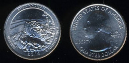 USA Quarter 1/4 Dollar 2014 P, Shenandoah National Park - Virginia, KM#567, Unc - 2010-...: National Parks