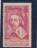 France - Année 1935 - Neuf** N°YT 305 - Cardinal De Richelieu - Unused Stamps