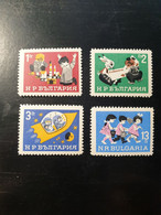 Bulgarie 1966 N°Y&T N°1434 à 1437 Série Complète Neuf Sans Charnière MNH - Ungebraucht