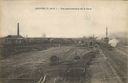 LOUVRES-vue Panoramique De La Gare - Louvres