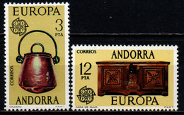 ANDORRA SPAGNOLA - 1976 - EUROPA UNITA - ARTIGIANATO - MNH - Ungebraucht
